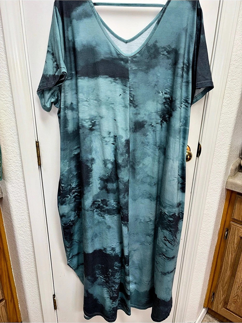 Blue Maxi Dress Size 4XL Like New